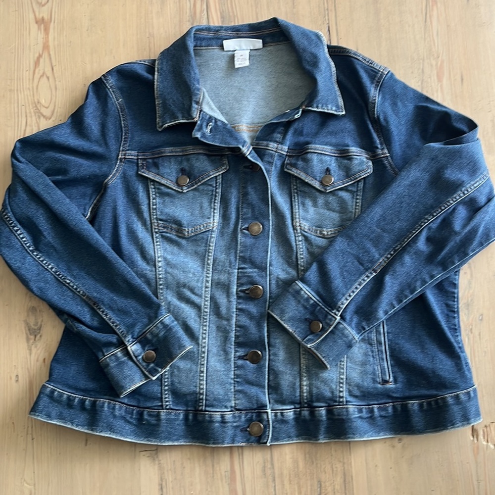 Lane Bryant Blue Jean Jacket